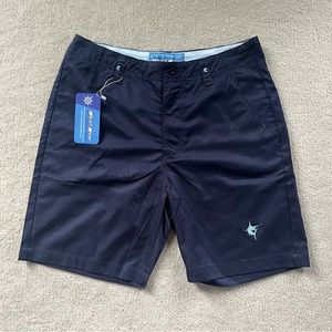 White Water Men’s Navy Blue Captain Shorts NWT